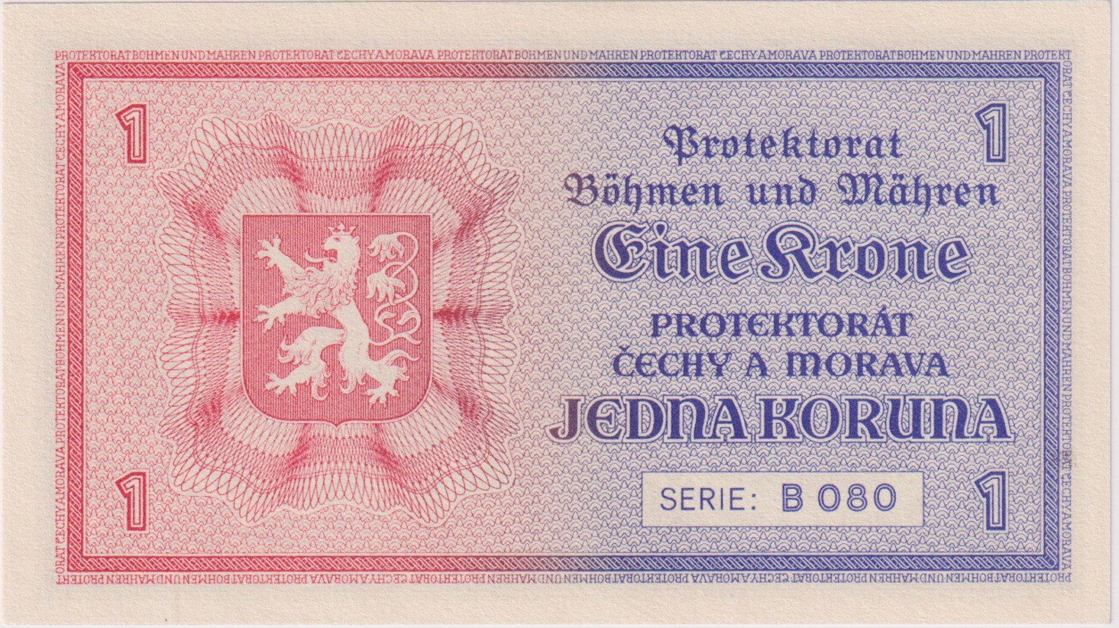 Protektorát Čechy a Morava, 1939 - 1945