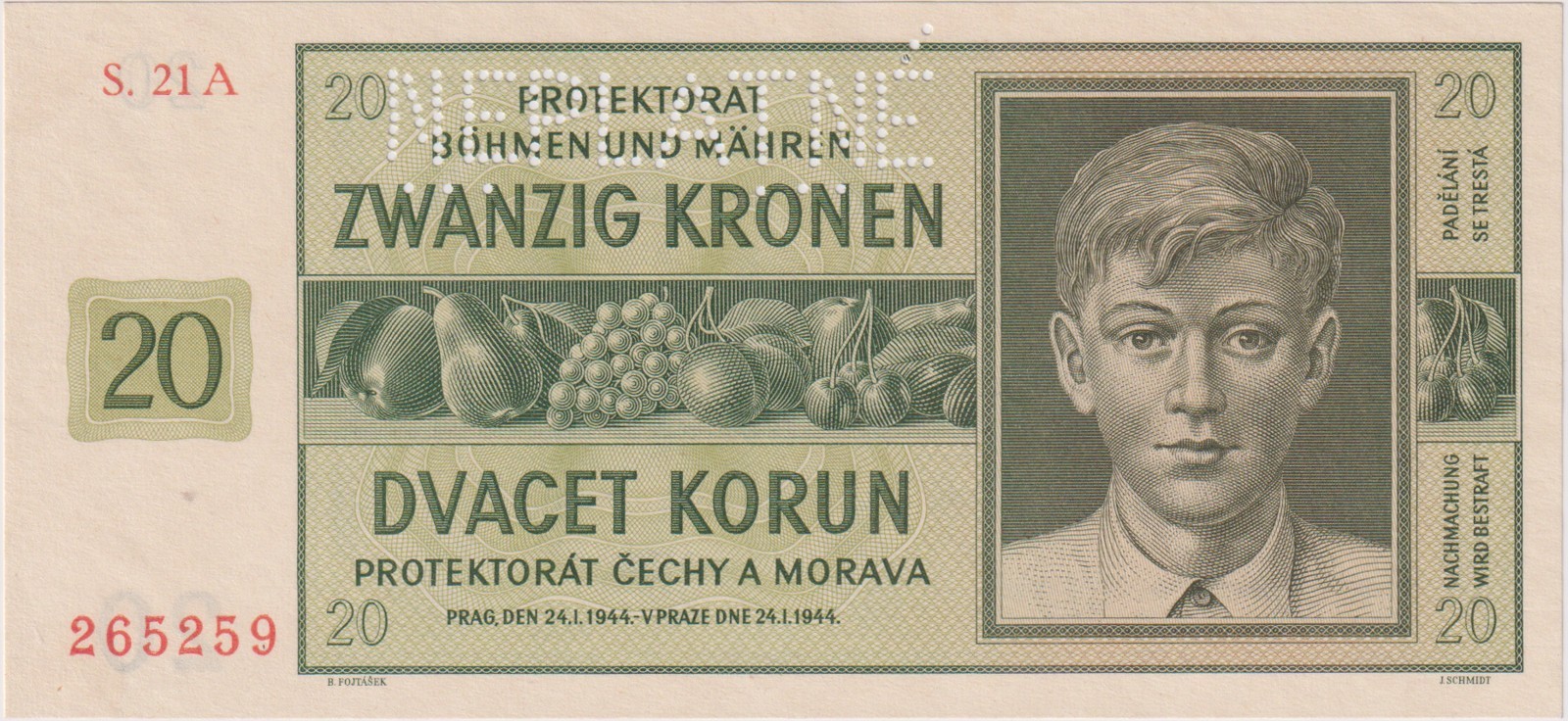 Protektorát Čechy a Morava, 1939 - 1945