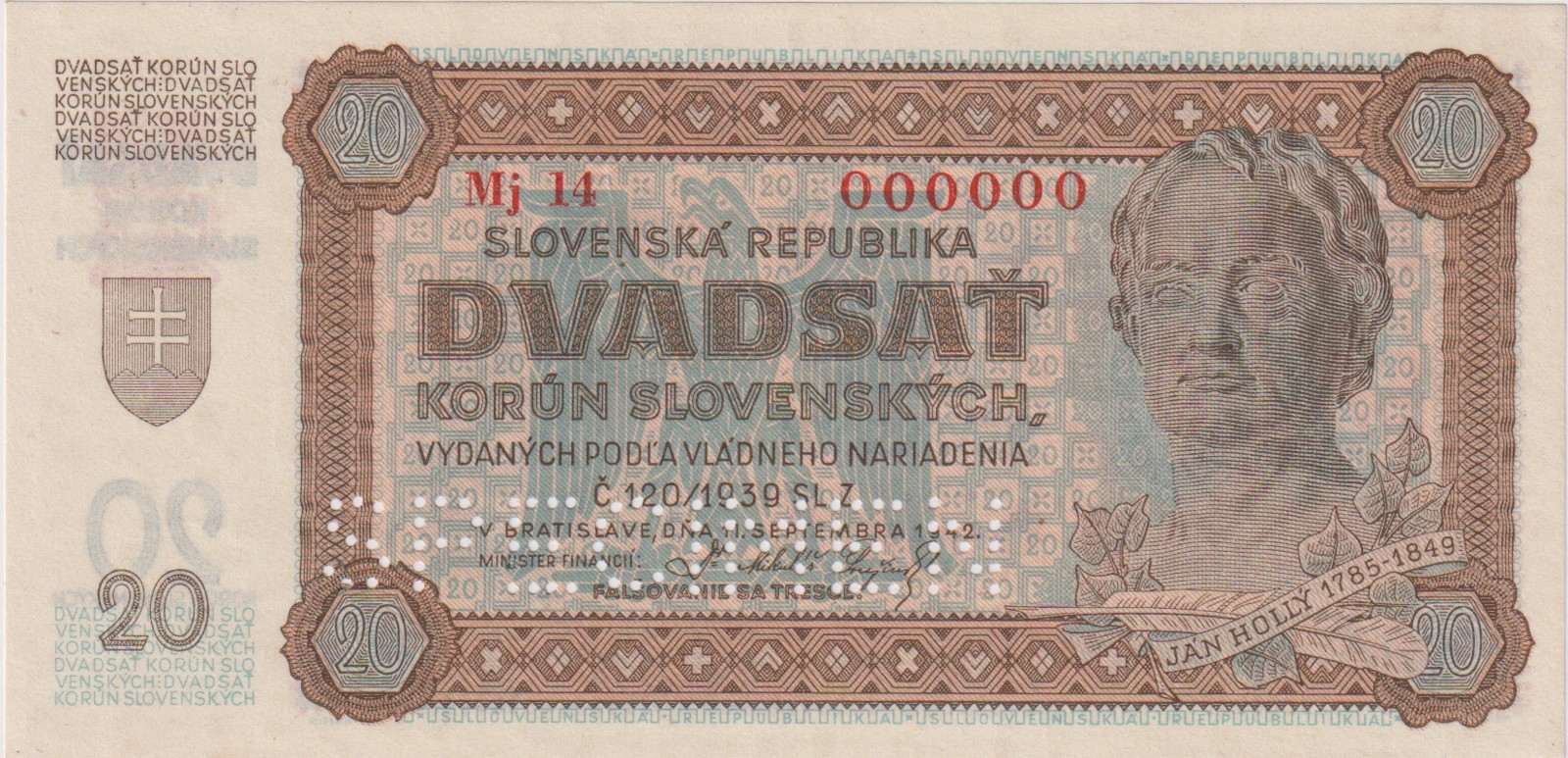 Slovenský stát, 1939 - 1945