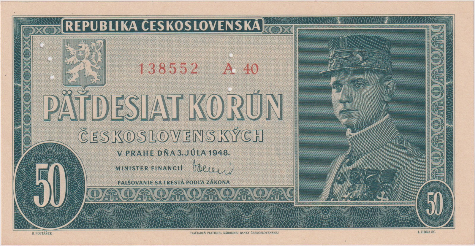 Republika Československá, 1945 - 1953