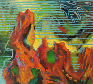 Větrovský Vladimír (*1977) - Červené skály a masožravé slunce I