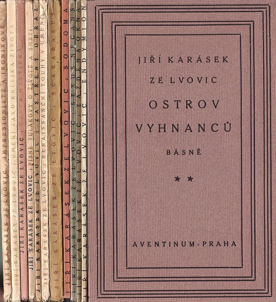Jiří Karásek ze Lvovic - Dílo (12 svazků)