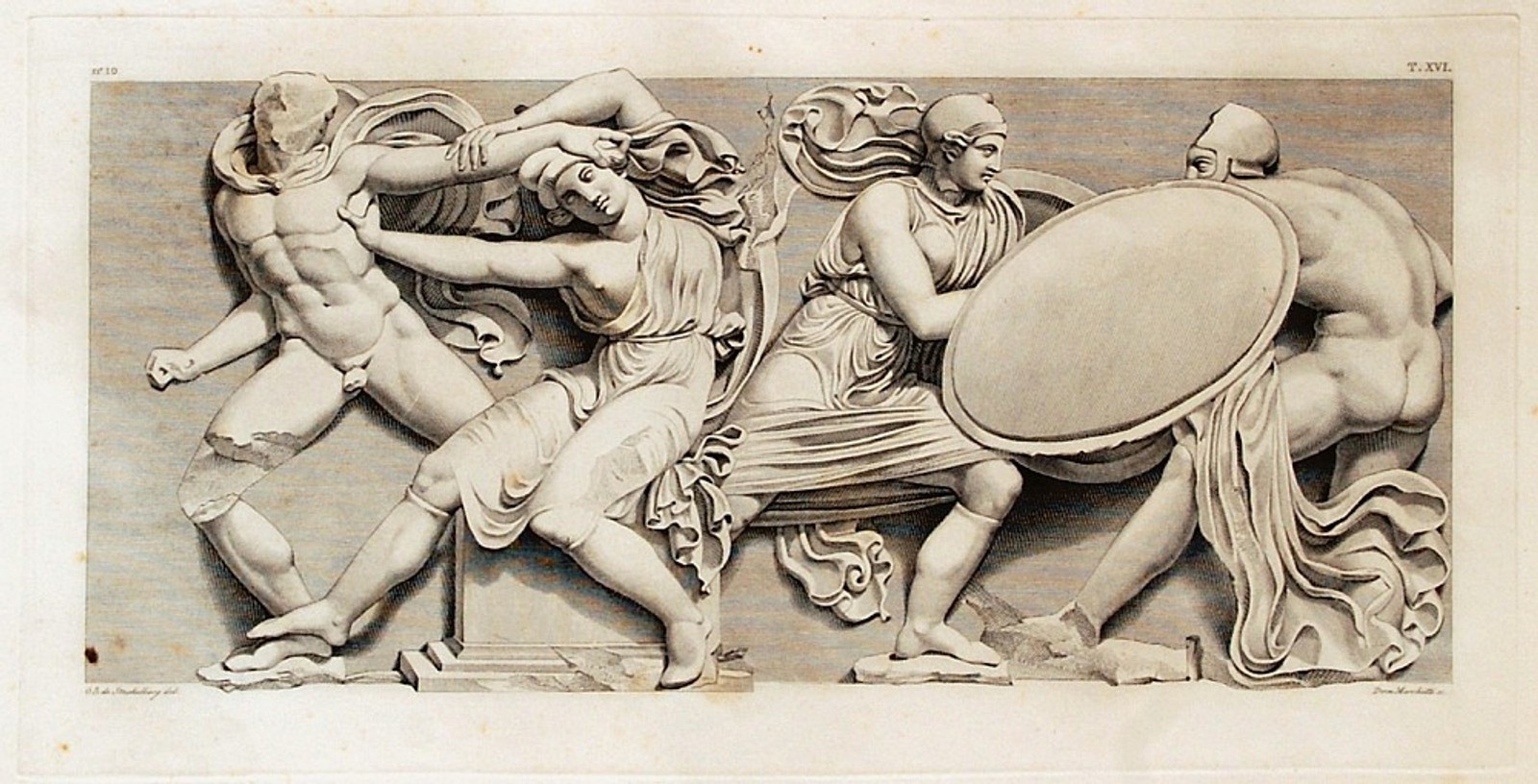 Otto Magnus von Stackelberg - Apollo Tempel zu Bassae in Arcadien und die daselbst ausgegrabenen Bildwerke (The Temple of Apollo at Bassae in Arcadia, and the Wall-paintings excavated there)