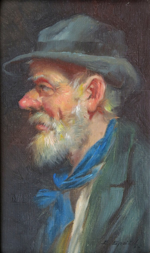 Emil Spáčil - Stařec v klobouku