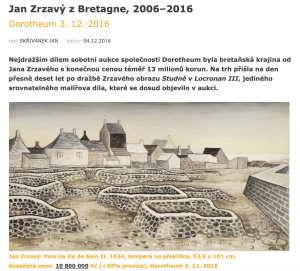 Zrzavý Jan (1890 - 1977) | Pole na Île de Sein