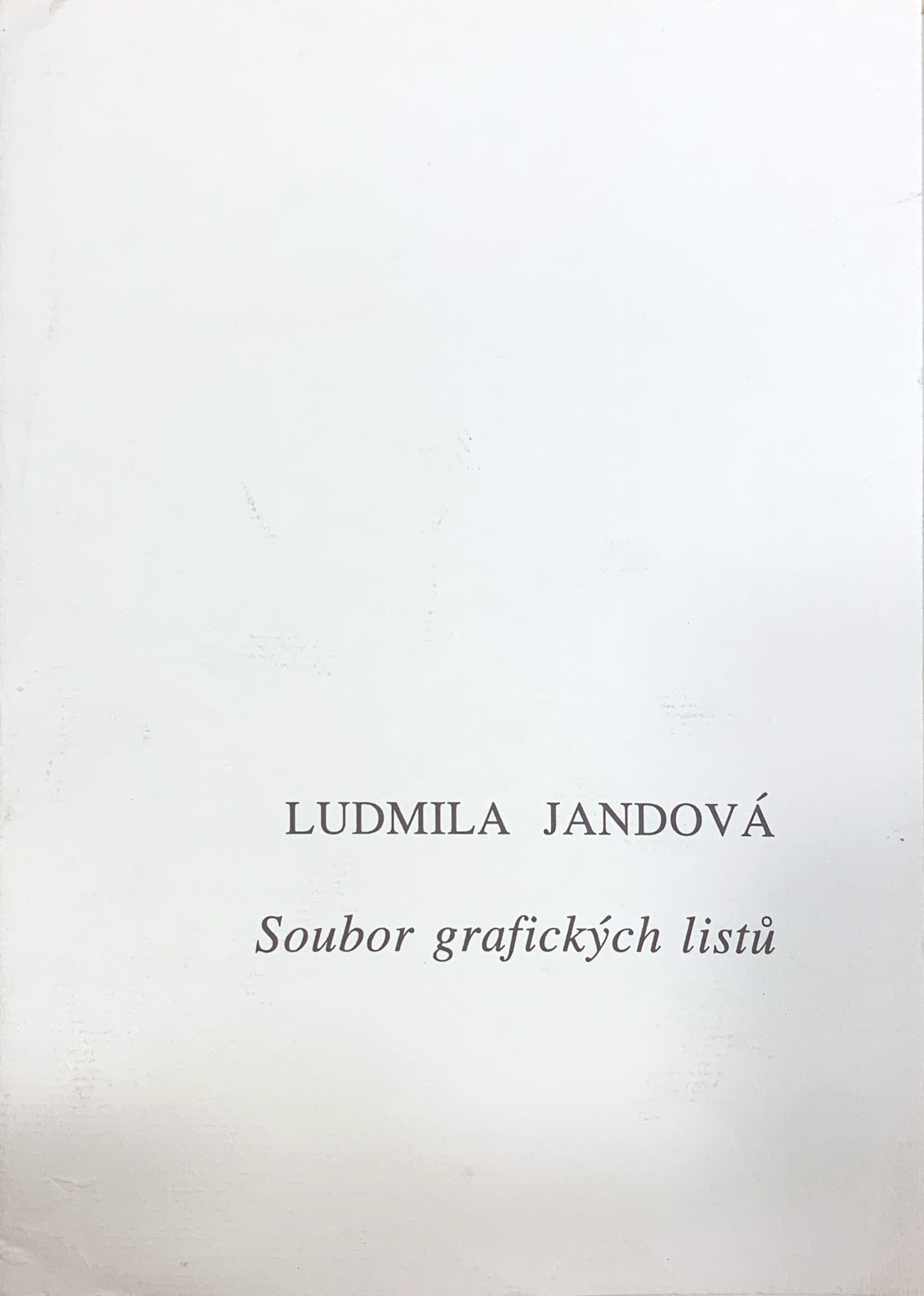 Jandová Ludmila | Soubor 10 grafických listů