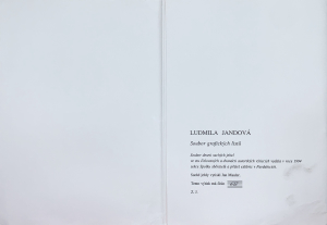 Jandová Ludmila | Soubor 10 grafických listů