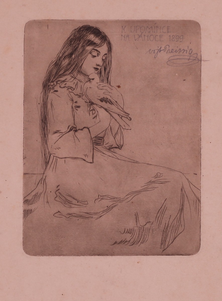Preissig Vojtěch - K upomínce na Vánoce 1899