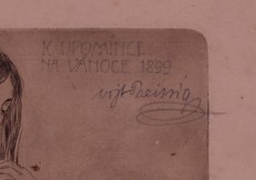 Preissig Vojtěch - K upomínce na Vánoce 1899