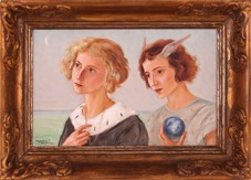 Hofman Vlastimil - Výjev s dvěma ženami (Božská komedie)