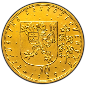 Svatováclavský 10 dukát 1929
