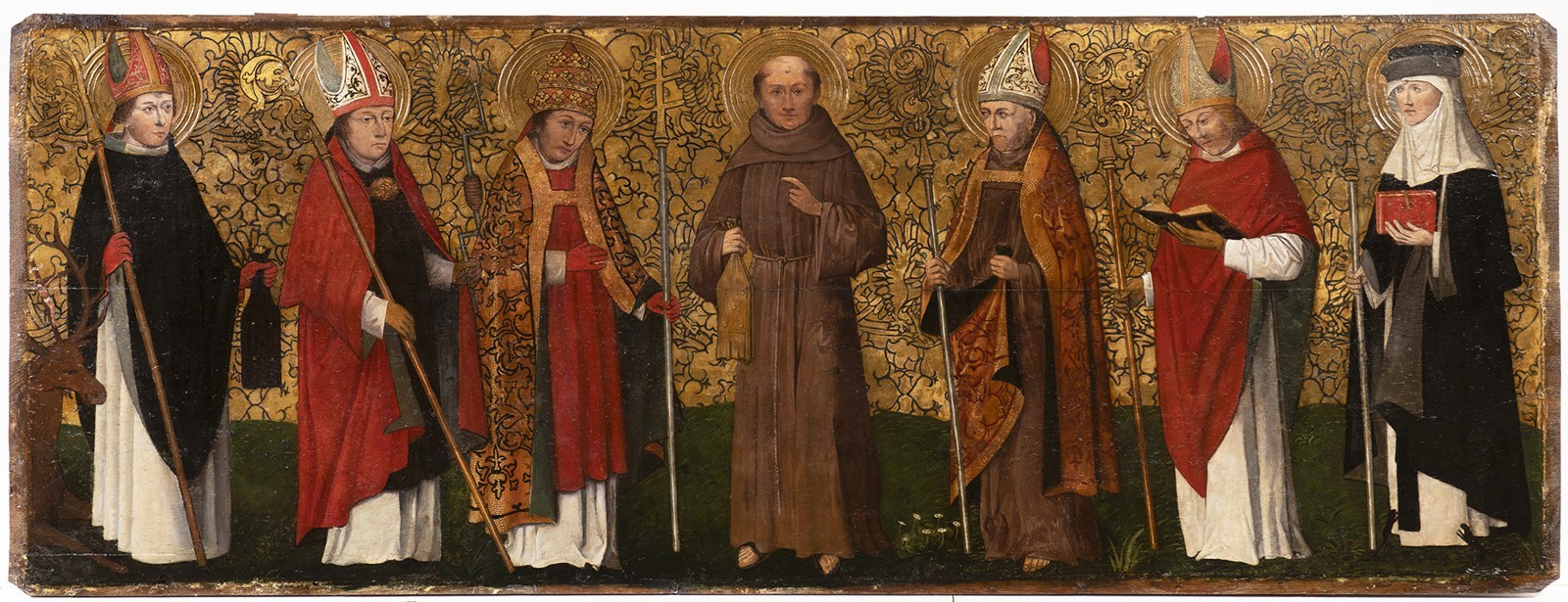 Sv. Jan Kapistránský obklopen dalšími světci