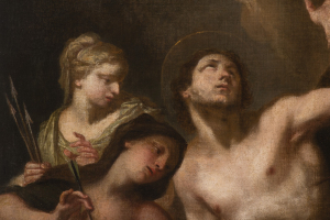 Irena ošetřuje sv. Šebestiána