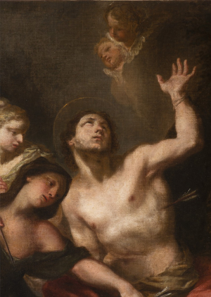 Irena ošetřuje sv. Šebestiána