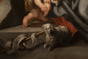 Sv. Alžběta a malý Jan Křtitel uctívají Ježíška na Mariině klíně (1635–1640)