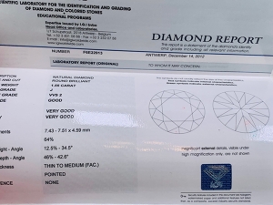 Diamant | 1,55 ct. | IGI | Antverpy posudek
