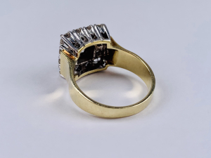 Prsten s diamanty | 1,75 ct. | Československo