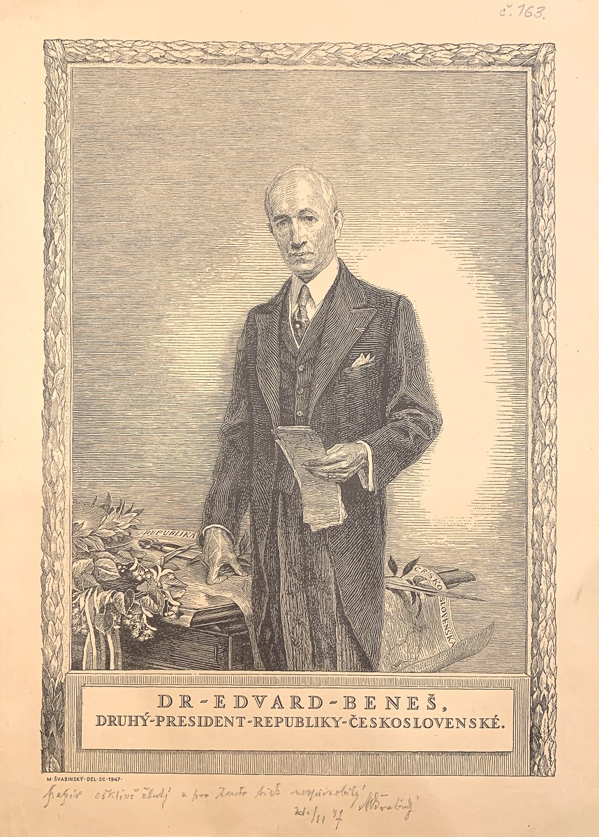 Švabinský Max | Dr. Edvard Beneš