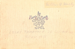 Český památník z velkého roku 1918 | exlibris Alfons Mucha