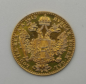 RU 1 Dukát 1915 Novoražba