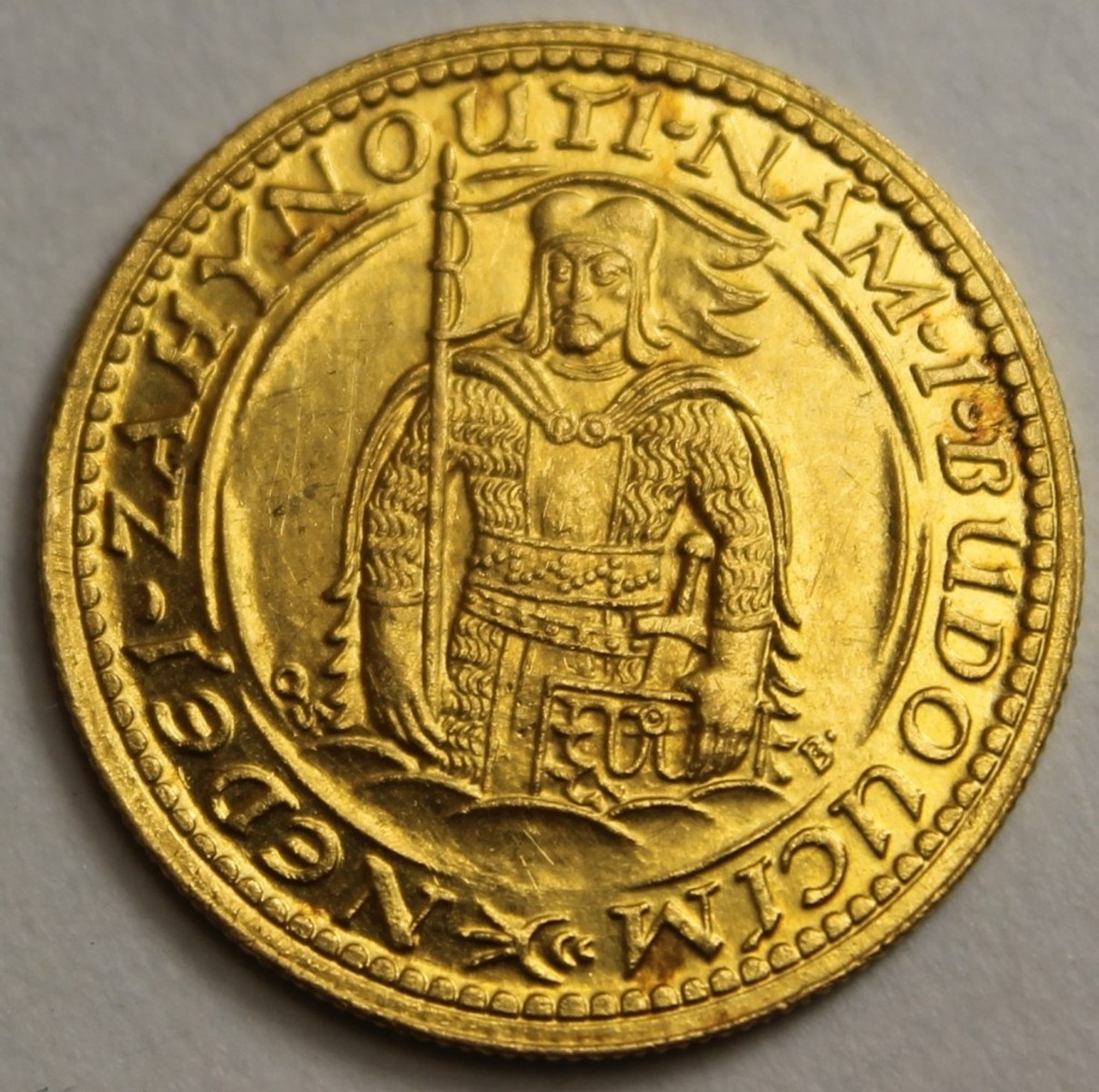 Svatováclavský dukát z roku 1925