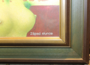 Západ slunce - Zábranský