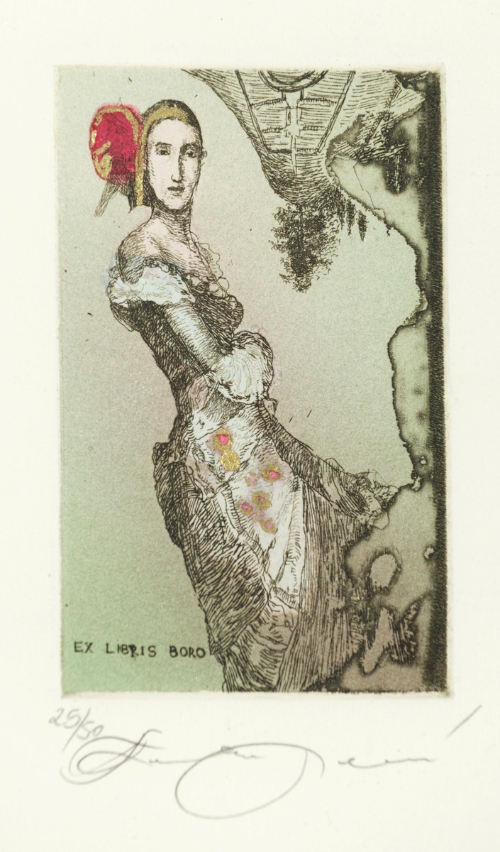 Katarína Vavrová - Ex libris Boro