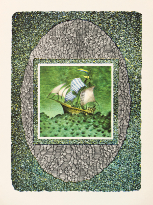 Albín Brunovský - Ilustrácia k detskej knihe „Tri princezné v belasej skale“