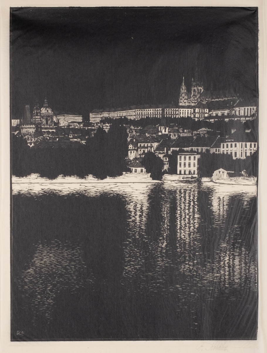 František Kobliha (1877-1962): Pohled na pražský hrad  / View of Prague Castle