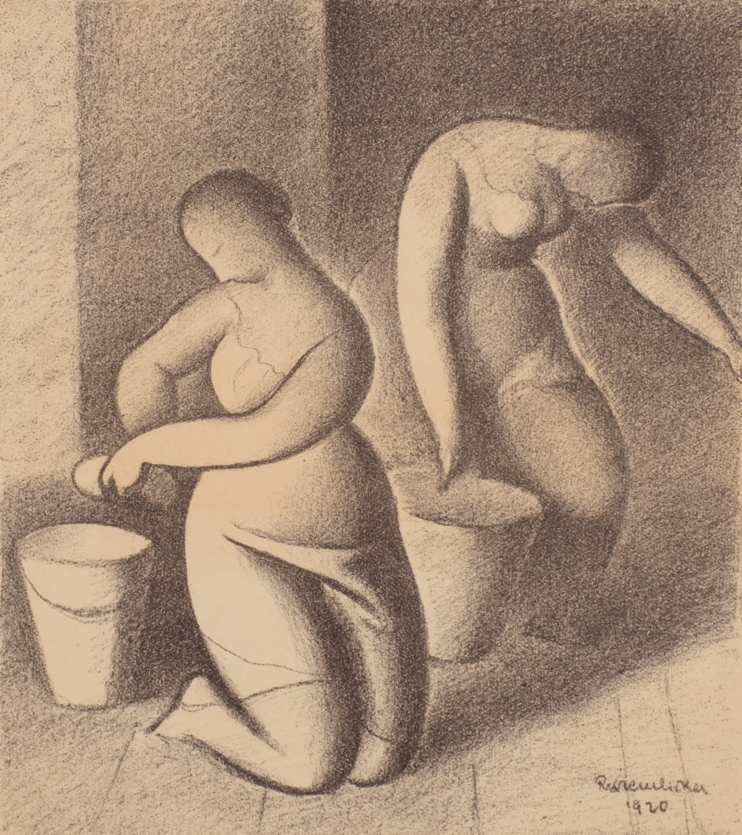 Rudolf Kremlička (1886-1932): Myčky / The Cleaners