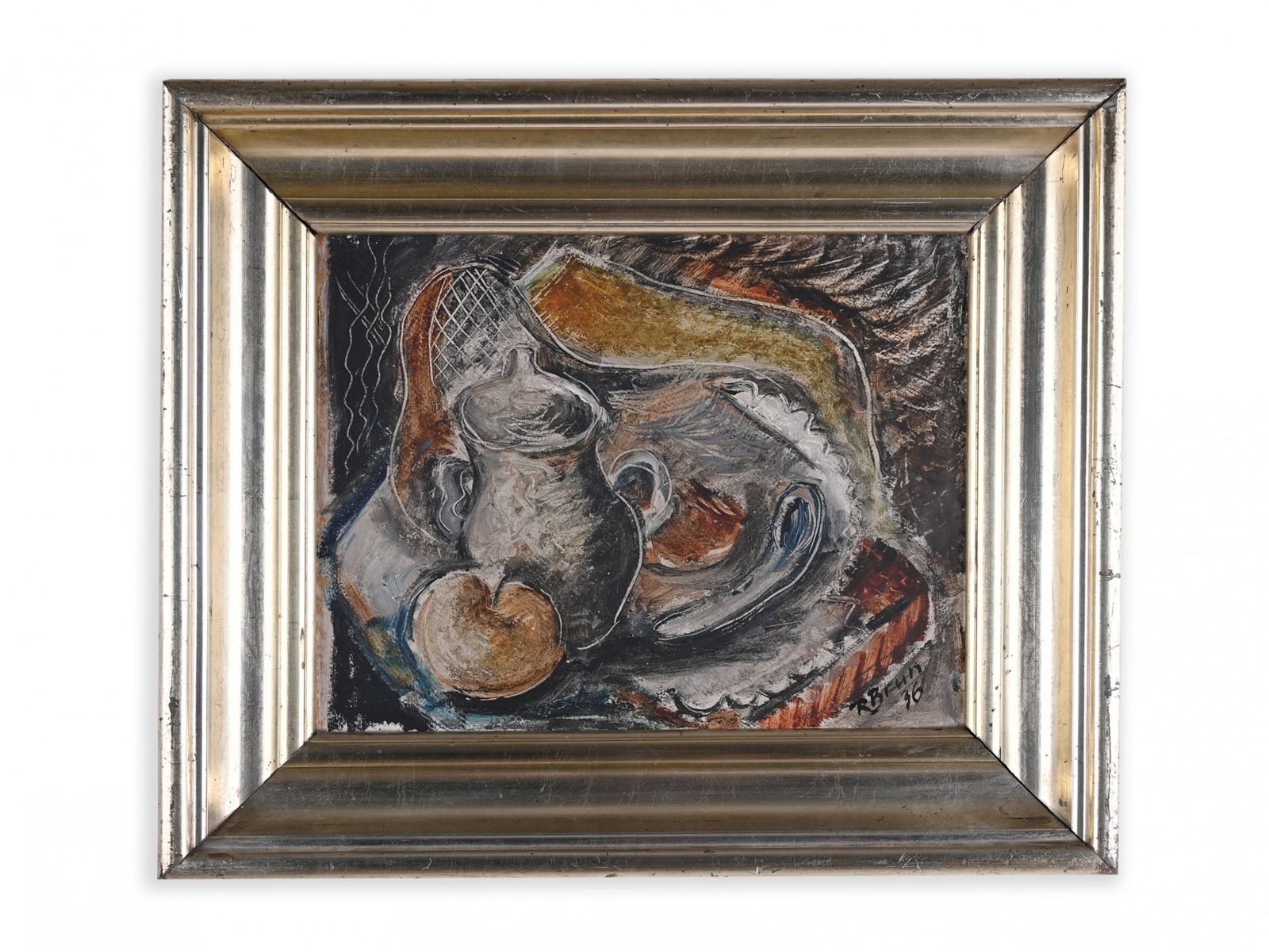 RICHARD BRUN 1908 - 1980 - ZÁTIŠÍ SE DŽBÁNEM