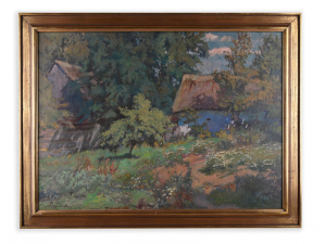 STANISLAV HUDEČEK 1872 - 1947 - VESNICKÉ DOMKY