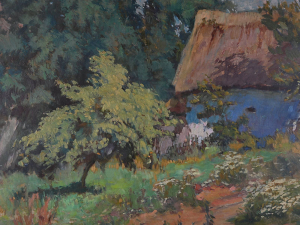 STANISLAV HUDEČEK 1872 - 1947 - VESNICKÉ DOMKY