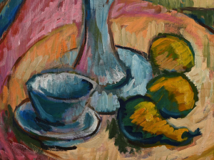 LADISLAV ŠÍMA 1885 - 1956 - ŽENA U STOLU