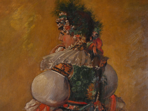 JAN DĚDINA 1870 - 1955 - DÍVKA V KROJI