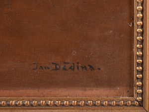 JAN DĚDINA 1870 - 1955 - DÍVKA V KROJI