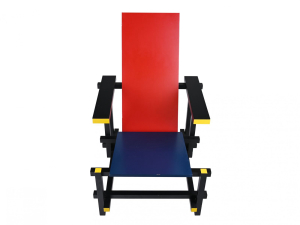 GERRIT THOMAS RIETVELD 1888 - 1964 - RED AND BLUE CHAIR