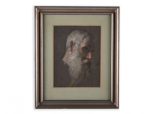 KAREL JAVŮREK 1815 - 1909 - DVA MUŽSKÉ PORTRÉTY