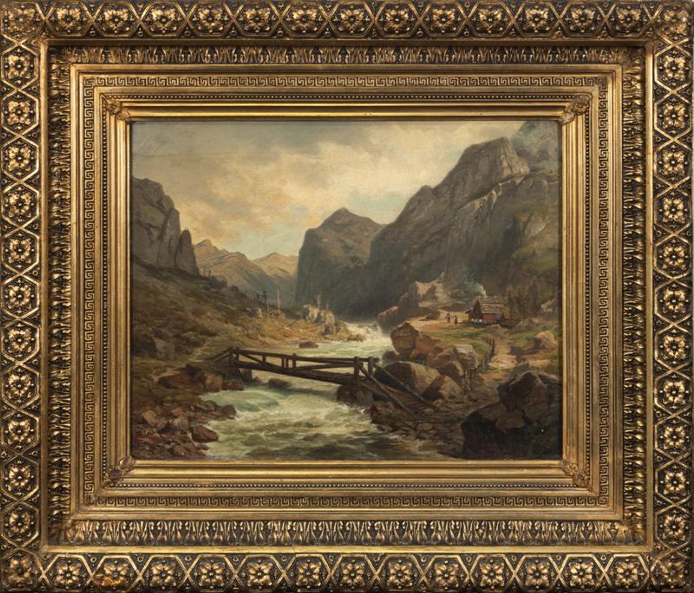 Holub Jiří (Georg) - Romantická krajina z Alp