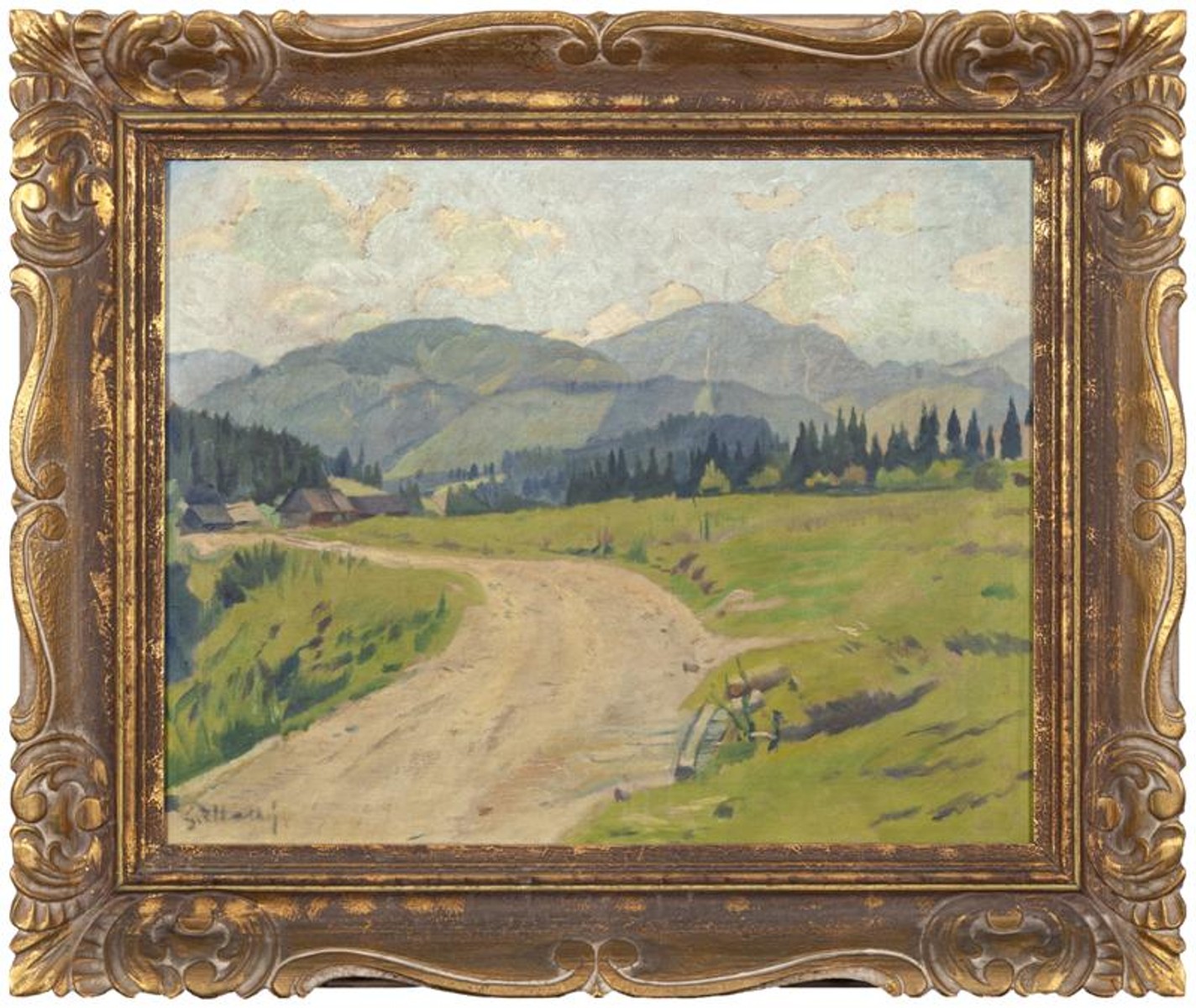 Mallý Gustáv - Krajina od Haliče