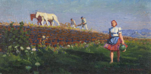 Mousson Jozef Theodor - Dívka a oráči
