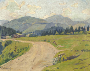 Mallý Gustáv - Krajina od Haliče
