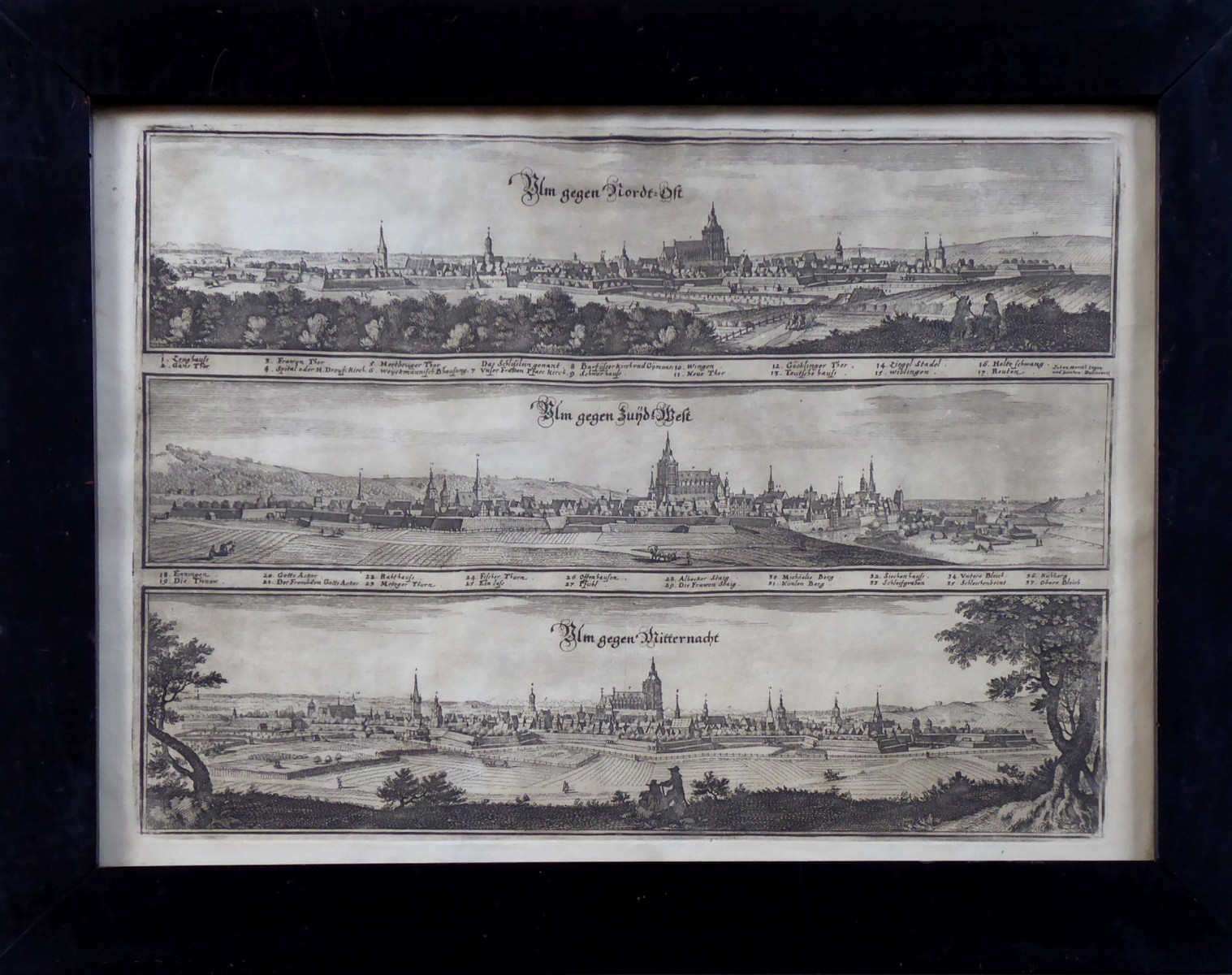 MERIAN (1593-1650) - ULM - BADEN WURTTEMBERG, MĚDIRYT 1643