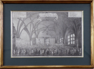 PRAHA - ZEMSKÁ SNĚMOVNA, PRAŽSKÝ HRAD - KORUNOVACE MARIE TEREZIE 1743