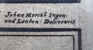 MERIAN (1593-1650) - ULM - BADEN WURTTEMBERG, MĚDIRYT 1643