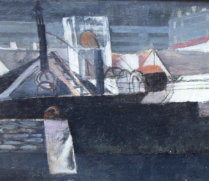 VÁCLAV KOUTSKÝ (1907-1980) - NÁKLADNÍ LOĎ