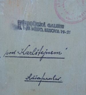 JAROSLAV HÁŠA - POD KARLŠTEJNEM