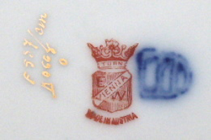 DEKORATIVNÍ TALÍŘ S MOTIVEM TŘÍ GRÁCIÍ - WAHLISS, VÍDEŇ