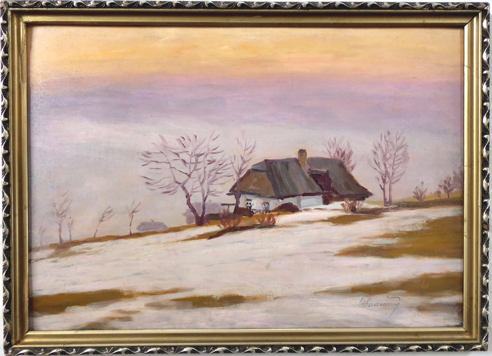 BOHUMIL HRADEČNÝ ( 1876-1960 ) - MRAZIVÝ DEN