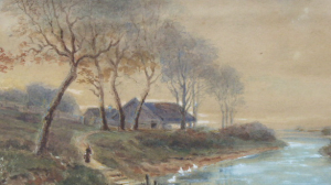 NA PĚŠINĚ K LÁVCE U ŘEKY S KACHNAMI